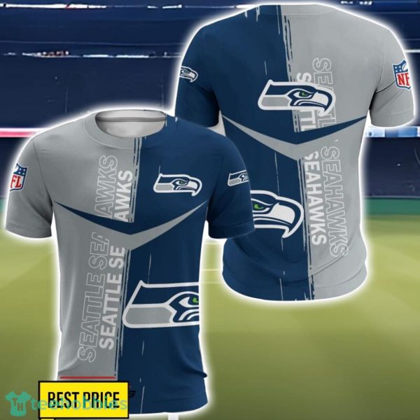 Seattle Seahawks 3D Printing T-Shirt Hoodie Sweatshirt For Fans Product Photo 5