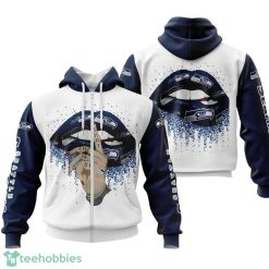 Seattle Seahawks Lips 3D Printing Hoodie For Men And Women Product Photo 2