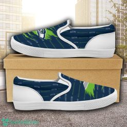 Seattle Seahawks Logo Team Slip On Shoes Trending Goft For Fans Product Photo 2