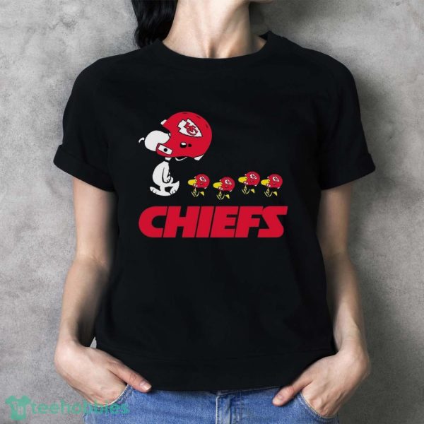 Snoopy and Woodstock Kansas City Chiefs shirt - Ladies T-Shirt