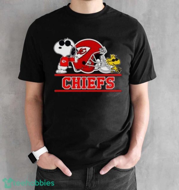 Snoopy Kansas City Chiefs T Shirts - Black Unisex T-Shirt