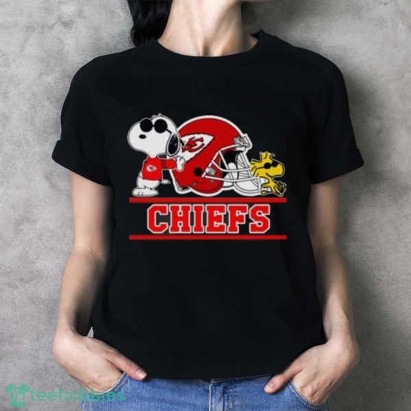 Snoopy Kansas City Chiefs T Shirts - Ladies T-Shirt