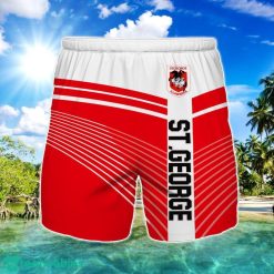 St. George Illawarra Dragons Beach Shorts For Fans Summer Gift Product Photo 1