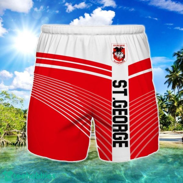 St. George Illawarra Dragons Beach Shorts For Fans Summer Gift Product Photo 1