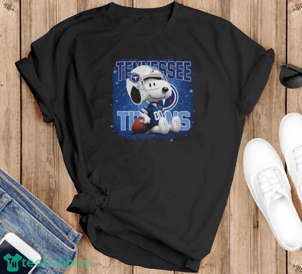 Tennessee Titans Mix Snoopy Shirt - Black T-Shirt