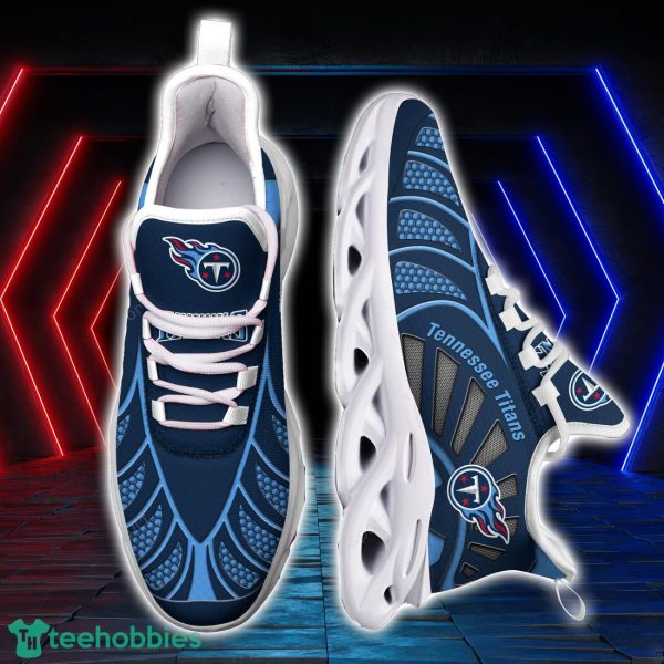 Tennessee Titans NFLBlack And White Clunky Max Soul Shoes New Designs For Fans Product Photo 2