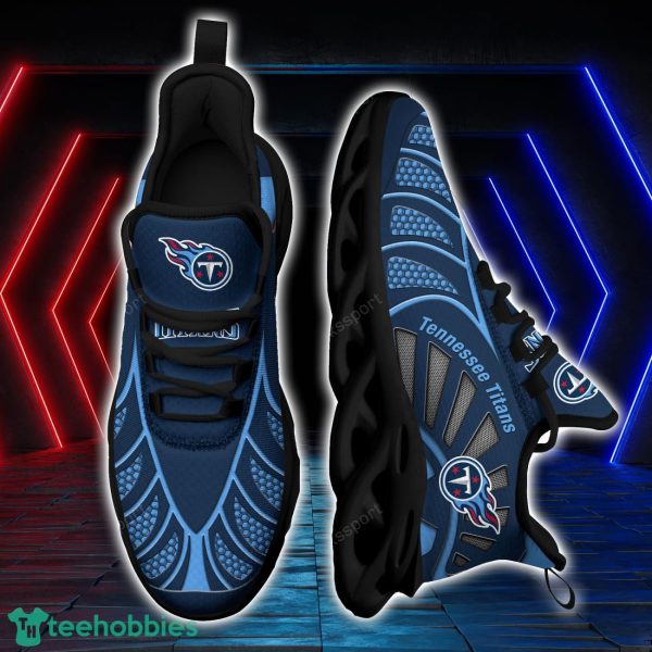 Tennessee Titans NFLBlack And White Clunky Max Soul Shoes New Designs For Fans Product Photo 1