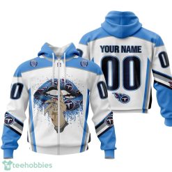 Tennessee Titans Sexy Lips Custom Name And Number 3D Hoodie Product Photo 1