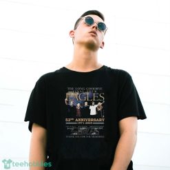 The Long Goodbye final tour Eagles 53rd Anniversary 1971 – 2024 Thank You For The Memories Signatures Shirt - G500 Gildan T-Shirt