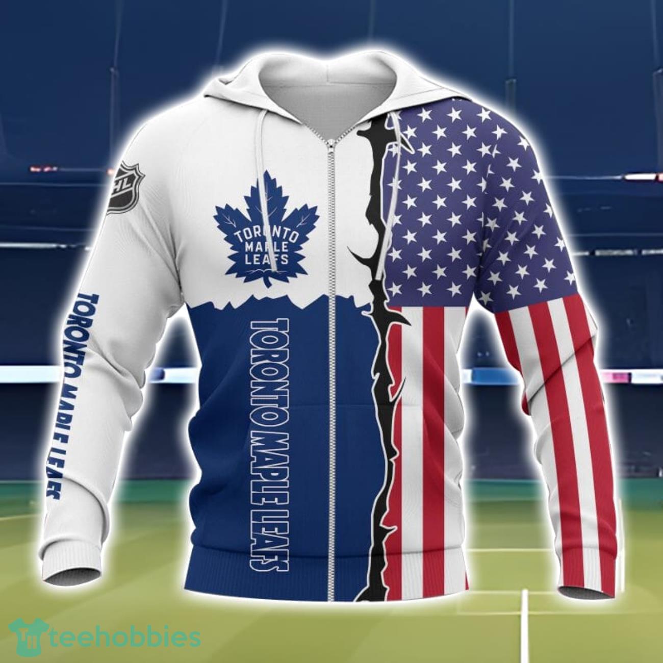 Toronto Maple Leafs 3D All Over Printed T-Shirt Sweatshirt Hoodie Toronto Maple Leafs 3D All Over Printed T-Shirt Sweatshirt Hoodie Product Photo 2