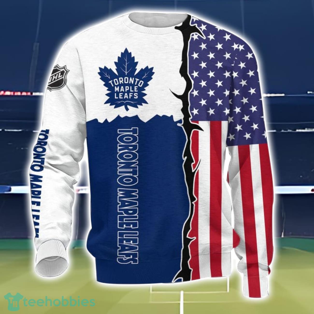 Toronto Maple Leafs 3D All Over Printed T-Shirt Sweatshirt Hoodie Toronto Maple Leafs 3D All Over Printed T-Shirt Sweatshirt Hoodie Product Photo 3