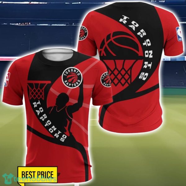 Toronto Raptors 3D All Over Printed T-Shirt Sweatshirt Hoodie Product Photo 5