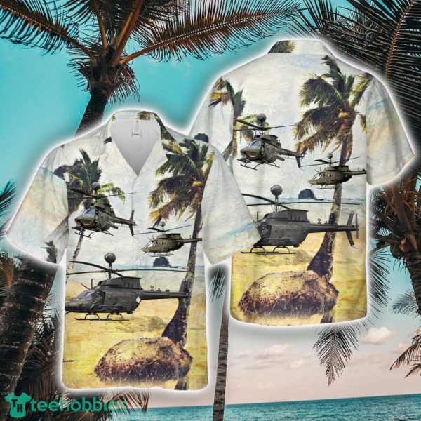 US Army Bell OH-58D Kiowa Hawaiian Shirt Unique Gift Product Photo 1