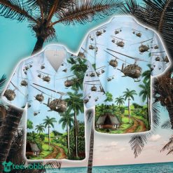 US Army Bell UH-1 Huey Aloha 3D Hawaiian Shirt Unique Gift Product Photo 1
