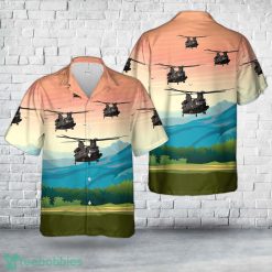US Army Boeing MH-47G Chinook (414) Hawaiian Shirt Product Photo 1