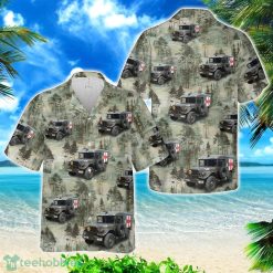 US Army Dodge M43 Ambulance (34 ton) Hawaiian Shirt Product Photo 1