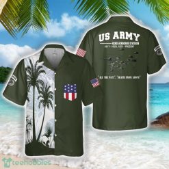 US Army Paratroopers With The 82nd Airborne Division Parachute Pocket Hawaiian Shirt Product Photo 1
