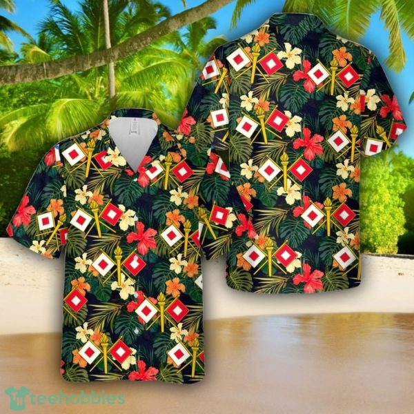 US Army Signal Corps Branch Badge Hawaiian Shirt Unique Gift Product Photo 1