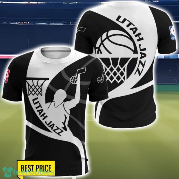 Utah Jazz 3D All Over Printed T-Shirt Sweatshirt Hoodie Product Photo 5