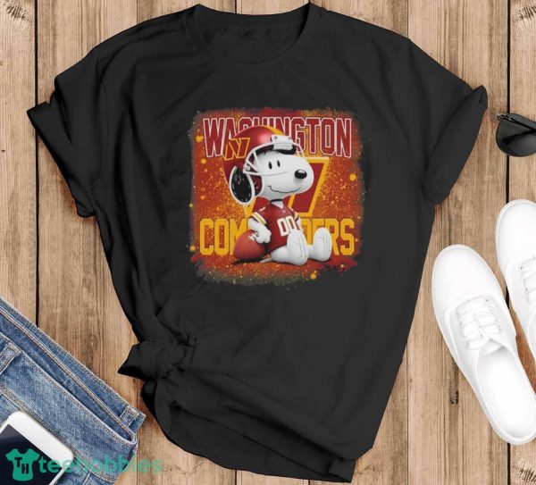 Washington Commanders Mix Snoopy T-Shirt - Black T-Shirt