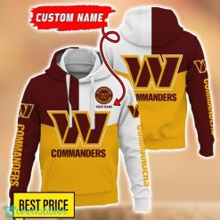 Washington Commanders NFL Personalized Name Sport Fans 3D Hoodie Unisex For men And Women Product Photo 1