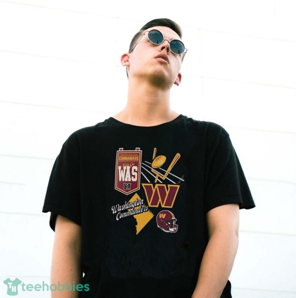 Washington Commanders Split Zone Shirt - G500 Gildan T-Shirt