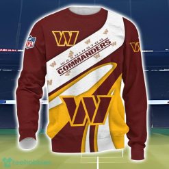 Washington Football Team 3D All Over Printed T Shirt Sweatshirt Hoodie image Washington Football Team 3D All Over Printed T-Shirt Sweatshirt Hoodie Product Photo 3