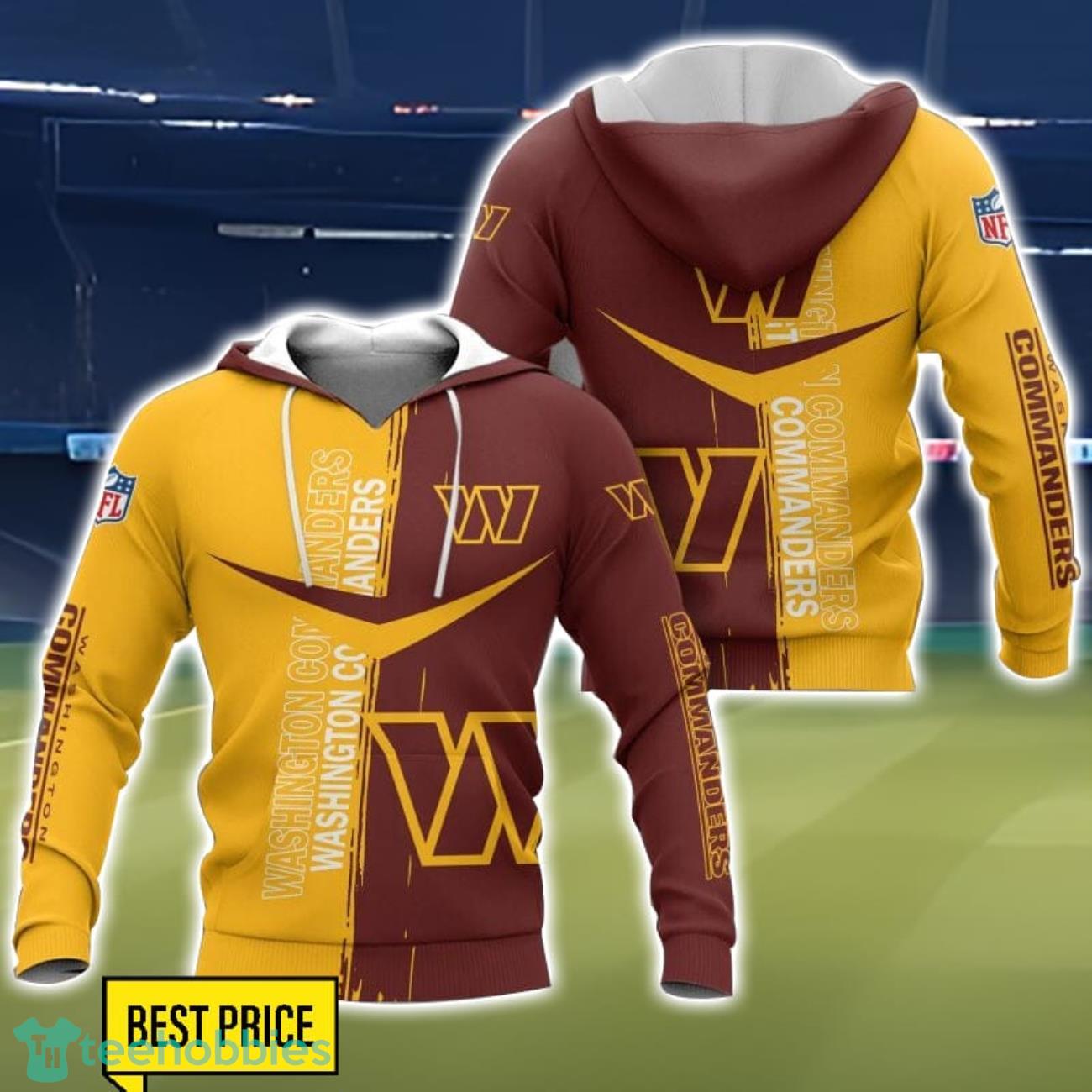 Washington Football Team 3D Printing T Shirt Hoodie Sweatshirt For Fans image Washington Football Team 3D Printing T-Shirt Hoodie Sweatshirt For Fans Product Photo 1