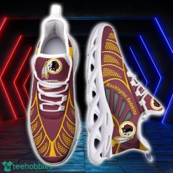 Washington Redskins NFLBlack And White Clunky Max Soul Shoes New Designs For Fans Product Photo 2