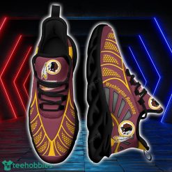 Washington Redskins NFLBlack And White Clunky Max Soul Shoes New Designs For Fans Product Photo 1