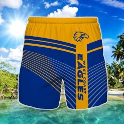 West Coast Eagles Beach Shorts For Fans Summer Gift Product Photo 1