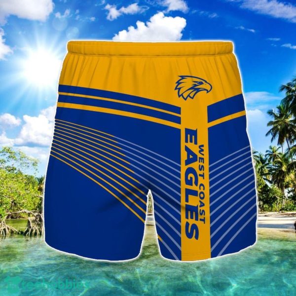 West Coast Eagles Beach Shorts For Fans Summer Gift Product Photo 1
