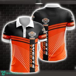 Wests Tigers Striped Style 3D Polo Shirt Shirt For Sport Golf Lover Product Photo 1