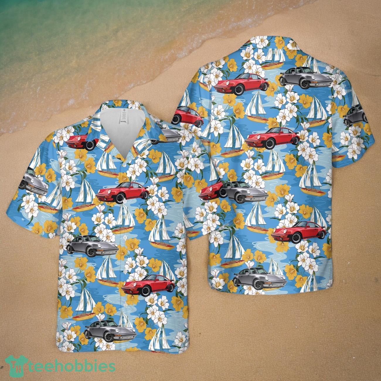 1987 Porsche 911 Hawaiian Shirt image 1987 Porsche 911 Hawaiian Shirt Product Photo 1