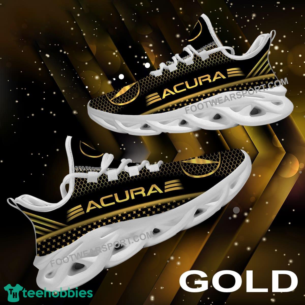 Acura Racing Max Soul Shoes Gold Chunky Sneaker Accentuate For Fans Gift image Acura Racing Max Soul Shoes Gold Chunky Sneaker Accentuate For Fans Gift - Acura Racing Max Soul Shoes Gold Chunky Sneaker Accentuate For Fans Gift