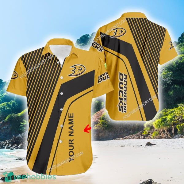 Anaheim Ducks Resort New Aloha Hawaiian Shirt For Men And Women Custom Name - Anaheim Ducks Resort New Aloha Hawaiian Shirt For Men And Women Custom Name