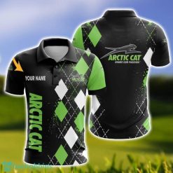 Arctic Cat Caro And Logo 3D Polo Shirt For Men Limited Custom Name Product Photo 1