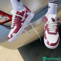 Arizona Cardinals Brush Pattern Air Force Shoes Men Women Sneakers AF1 Sneakers Product Photo 2