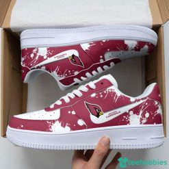 Arizona Cardinals Brush Pattern Air Force Shoes Men Women Sneakers AF1 Sneakers Product Photo 1