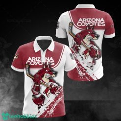 Arizona Coyotes Printing 3D Polo Shirt All Over Printed Sport Gift Trending Polo Shirt Product Photo 1