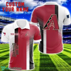 Arizona Diamond Team Striped Style 3D Printed Polo SHirt For Fans Custom Name Product Photo 1