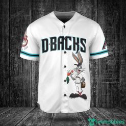 Arizona Diamondbacks Looney Tunes Bugs Bunny Baseball Jersey White Product Photo 2