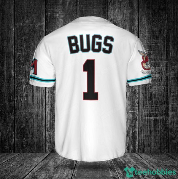 Arizona Diamondbacks Looney Tunes Bugs Bunny Baseball Jersey White Product Photo 3