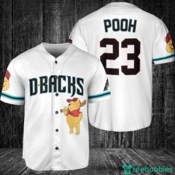 Arizona Diamondbacks Winnie the Pooh Baseball Jersey White Product Photo 1