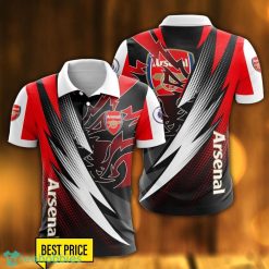 Arsenal F.C. 3D Polo Shirt Golf Lover Gift For Men Product Photo 1