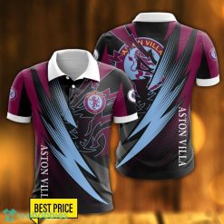 Aston Villa F.C 3D Polo Shirt Golf Lover Gift For Men Product Photo 1