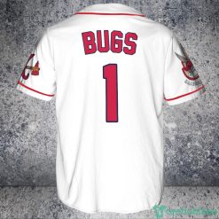 Atlanta Braves Looney Tunes Bugs Bunny Baseball Jersey White Product Photo 3