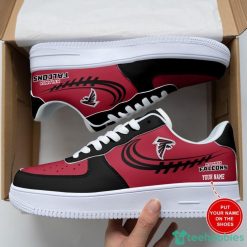 Atlanta Falcons AF1 Sneakers Sport Shoes Air Force Shoes Personalized Name For Fans Product Photo 2