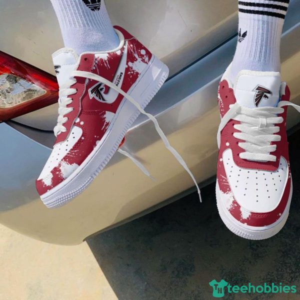 Atlanta Falcons Brush Pattern Air Force Shoes Men Women Sneakers AF1 Sneakers Product Photo 2