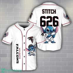 Atlanta Falcons Lilo And Stitch Champions Baseball Jersey Shirt Custom Name Number Team Gift Product Photo 1